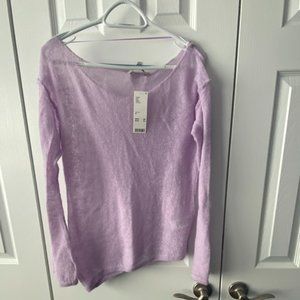Urban Sweater XL nwt Lilac Color